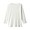 OFF WHITE([무인양품]  여성 스트레치 리브 보트넥 7부소매 티셔츠)