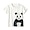 GIANT PANDA(베이비 · 머리가 쏙 들어가는 · 프린트 반소매 티셔츠)