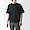 BLACK([무인양품]  남성 시원한 UV 컷 와이드 반소매 티셔츠 (오버핏 반팔))