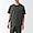 DARK GRAY([무인양품]  남성 워싱 태번수 크루넥 반소매 티셔츠 (오버핏 반팔))